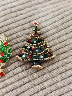 クリスマスピンバッチ 3点セット