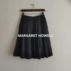 MARGARET HOWELL　プリーツスカート　サマーウールのサムネイル