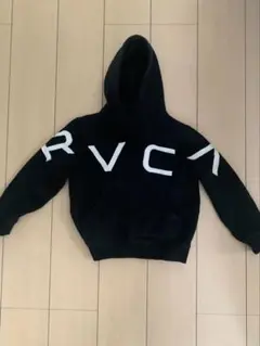 RVCA ルーカ　ブラックパーカー 130