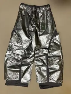 GRANCY ボタンレイヤードデザインナイロンパンツ GRANCY（グランシー）の「【GRANCY】Button Layered Design Nylon