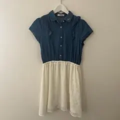 ピンクラテ　デニムワンピースSのサムネイル