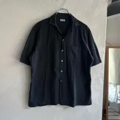 美品 BAGUTTA 総柄 刺繍 オープンカラーシャツ バグッタのサムネイル
