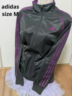 adidas アディダス　トラックジャケット　М　ジャージ　パープル　Y2K