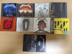 【美品9点セット】メタリカ CD8枚+ライブDVD1枚 名盤・最新作・帯付多数