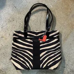 2wayトートバッグ　COACH コーチ　ゼブラ柄風