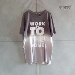 ls ness イズネス デザイン　プリントTシャツ 日本製 X4380のサムネイル