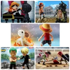 [新品未開封]ONE PIECEワーコレログストーリーズ5種セット