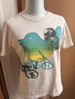 graniph グラニフ 鳥 スカル プリント Tシャツ SS