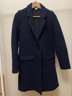 【最終価格】ZARA チェスターコート ネイビー XSのサムネイル