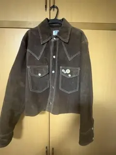 ブラウン スエードジャケット