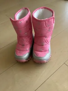 子ども用スノーブーツ ピンク 18cm