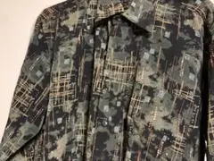 メンズ　柄シャツ