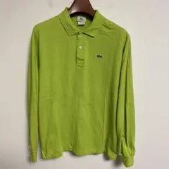 LACOSTE ラコステ 長袖ポロシャツ ライトグリーン 6