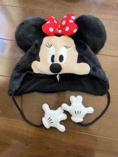 ミニーマウス フワフワ帽子