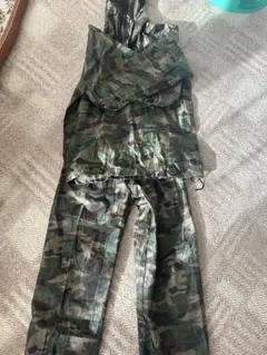 実物 旧ソ連軍 KZS メッシュ 迷彩 スナイパーパーカー上下セット