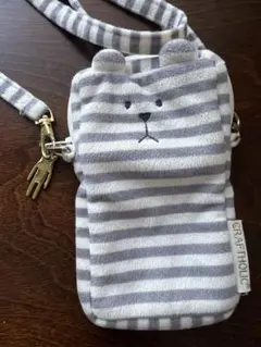クラフトホリック　CRAFT HOLIC クマデザインポーチ