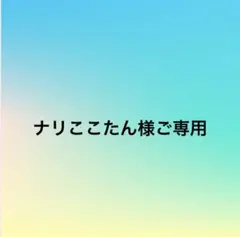 ナリここたん様専用オーダー品
