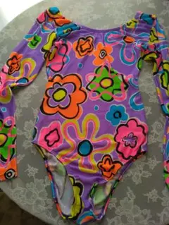 ポップな柄のレオタード　サイズL～LL