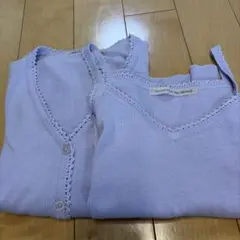 Ray BEAMS アンサンブル カーディガン 長袖 キャミソールのサムネイル