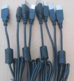 黒 USBケーブル 7本セット