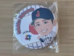 【侍ジャパン】坂本誠志郎 缶バッジ モバガチャ■WBC 2026■阪神タイガース