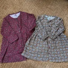 ワンピース2枚　サマンサモスモスSサイズ