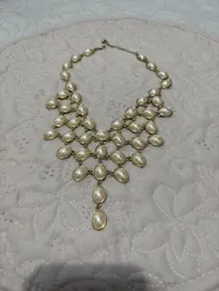 イミテーションパールネックレス