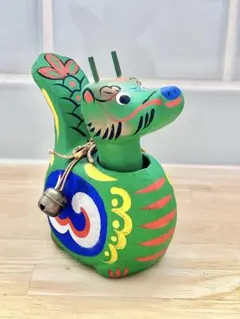 干支 辰 たつ 竜 龍 張り子 首振り dragon 郷土玩具 縁起物 民芸品のサムネイル