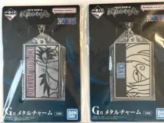 一番くじ　ワンピース　試練のその先へ　G賞メタルチャーム2種