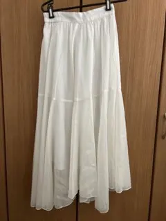 INGNI フレアスカート ホワイト