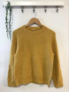 UNIQLOユニクロ スフレヤーンセーター マスターズ色160