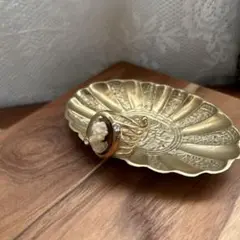 ヴィンテージカメオのスカーフリング