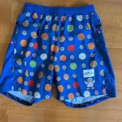 コバトン青色ドット柄キャラクター陸上用パンツ Lサイズ