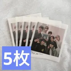 なにわ男子 +Alpha 落下物 チェキ風落下物 5枚セット ⑮