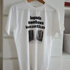 グラフィックプリント Tシャツ ホワイト