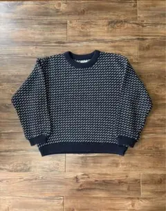 70s 80s L.L.Bean バーズアイニット