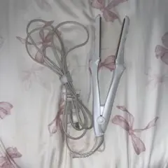 ホワイト ストレートヘアアイロン KINUJO 絹女