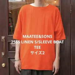 MAATEE&SONS 26SS L/S BOAT TEE LINEN 天竺 2 - メルカリ