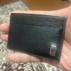 ブラックレザー名刺入れ