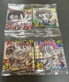 鬼滅の刃ディフォルメシールウエハース 其ノ十三　獪岳　猗窩座　鬼舞辻無惨 童磨