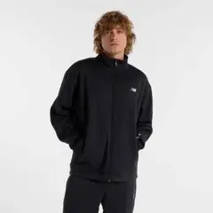 New Balance トラックジャケット ブラック メンズのサムネイル