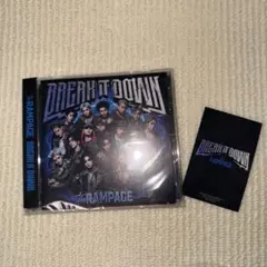 THERAMPAGE BREAK IT DOWN CDトレカ付きTシャツ付き