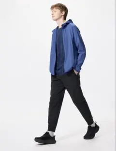 極美品　ウルトラストレッチアクティブジョガーパンツ　ブラック　M