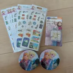 新品♡アナ雪文具セット（シール、スタンプ、メモ帳）