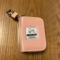 スヌーピー　キーケース ピンク