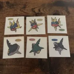 サメハダー進化系　デコキャラシール