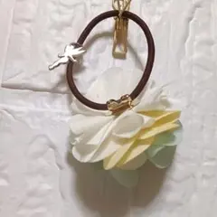 Disney jewel フラワーヘアゴム　ティンカーベル(タグなし)