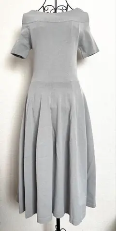 SOV.★フレアワンピース★オフショルダー★38★お出かけに♪