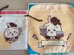 ココスちいかわコラボ　タオル＆ハンカチセット　うさぎ