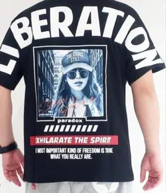 A.T,C in the attic homme プリントシャツ ブラック L